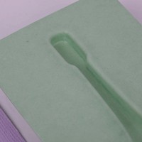 Emballage en pulpe moulée pour brosse à dents, boîtes en papier de qualité supérieure, plateau en pulpe