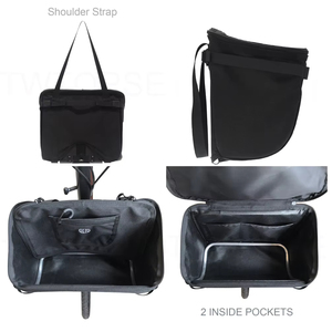 ตะกร้าจักรยาน TWTOPSE 15 ลิตร สำหรับจักรยานพับได้ <span class=keywords><strong>Brompton</strong></span> กระเป๋าจักรยาน ใช้ได้กับ 3SXITY PIKES 3 รู Dahon Tern Fnhon กระเป๋าพกพา - Product Image 4