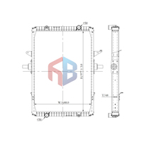 Radiateur en aluminium en gros d'usine d'OEM 5001848515 Chine pour le fabricant de radiateur de camion Euro de Renaul Premium Magnum