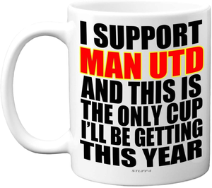 Mug de football en céramique fantaisie humoristique, design floral populaire pour la rentrée scolaire, pour sublimation de café - Product Image 1