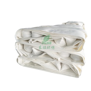 Sac filtrant anti-poussière en tissu non tissé aiguilleté en polyester, avec traitement au chaleur et calandrage, pour la filtration de la poussière de ciment et d'air - Product Image 2