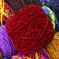 Fil de velours brillant grossier en polyester 100% fil de crochet recyclé pour le tissage utilisé pour les couvertures de chaussures à crochet Plus