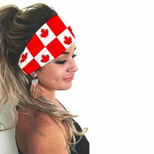 Diadema Deportiva Elástica Ancha con Patrón de Bandera Nacional, Unisex, para Yoga, Primavera 2026, Copas Mundiales de Fútbol, Baloncesto, Venta al Por Mayor - Product Image 3