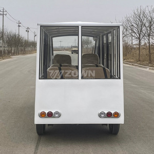 Voiture électrique de tourisme, carrosserie ouverte ou fermée en option, sièges confortables, pour parcs d'attractions, zoos, sites touristiques et voyages. - Product Image 4