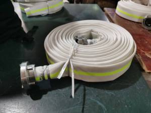 Red/Green 2.5 <strong>Inch</strong> 25m 30m NBR Duraline White PVC/TPU <strong>Rubber</strong> Lay-Flat Discharge - Product Image 4