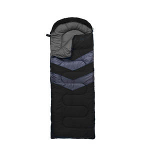 Sac de couchage Woqi Mummy 1,6 kg léger, chaud, coupe-vent pour adultes, camping en plein air, randonnée, bleu, noir, marine - Product Image 1
