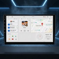 Radio para Auto con GPS de 9 Pulgadas, 12+256G/6+128G, Android 13, CarPlay Inalámbrico, Android Auto, Pantalla Táctil, Reproductor MP5, Amplificador, 1 Año de Garantía