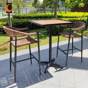 جيدة بيع مربع طاولة مرتفعة طاولة بار الخشب والأثاث مقهى عالية طاولات المشروبات - Product Image 4