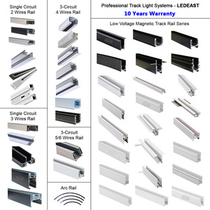 Ledeast T042 4 dây 3 giai đoạn 1m 2M 3M nhôm theo dõi ánh sáng hướng dẫn cho trong nhà Dali mờ hệ thống 10 năm bảo hành - Product Image 6