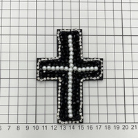 Fournisseur : Perles artisanales à coudre, motifs lune, croix, étoile, cœur, pour décorations de vêtements DIY, accessoires et patchs en tissu