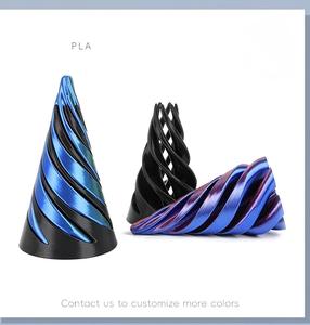 Juguete Antiestrés en Forma de Cono Espiral Impreso en 3D, el Mejor Juguete Antiestrés para Coleccionistas de Anime, con Material Duradero y Colores Vibrantes - Product Image 3