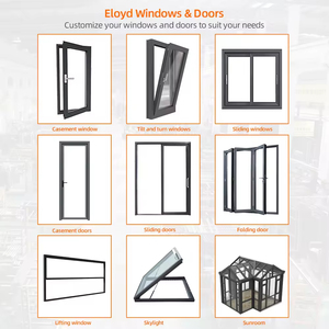 Puerta Interior <span class=keywords><strong>de</strong></span> Apartamento <span class=keywords><strong>de</strong></span> Lujo Eloyd, Diseño Chino, Marco <span class=keywords><strong>de</strong></span> Aleación <span class=keywords><strong>de</strong></span> Aluminio, <span class=keywords><strong>Vidrio</strong></span> Corredizo para Cocina y Baño Exteriores - Product Image 6