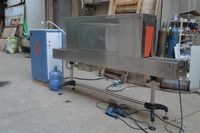 Machine d'emballage sous film rétractable à chaud pour étiquettes de bouteilles en verre de boissons cosmétiques, vente chaude