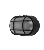 Lampe murale ovale moderne extérieure IP54 E27, étanche, avec abat-jour en PC