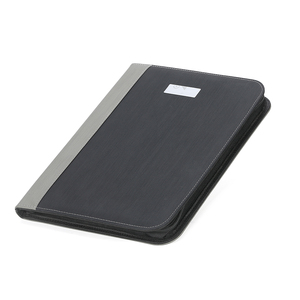 Bolsa de documentos con cremallera cubierta de carpeta de archivos A4 multibolsillo de viaje de cuero PU personalizada al por mayor - Product Image 4