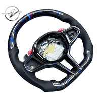 Volant sport en fibre de carbone à 4 branches YZ Brand, vente directe usine, pour G30 G31 G32 X3 G01 X4 G02 M2 G87, personnalisable