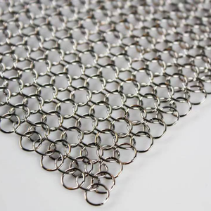 Rideau en maille métallique décoratif en acier inoxydable pour la décoration intérieure et l'architecture - Product Image 3