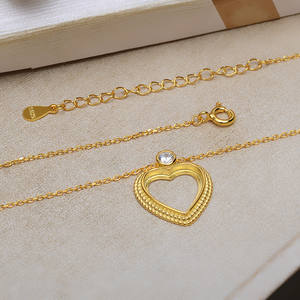 Mabei - Colgante de Plata de Ley S925 con Forma de Corazón de 12 mm, 4780, Colgante de Perla, Accesorio para Manualidades, Componentes de Joyería con Forma de Corazón Vacío - Product Image 5