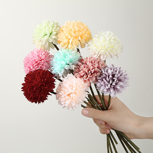 Fleurs artificielles de chrysanthème en soie multicolores pour la décoration de la maison, bouquet de mariage, branche unique Va104 1 - Product Image 2