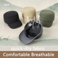 Casquette d'été légère et respirante en polyester imperméable à séchage rapide, perforée au laser, avec logo personnalisé OEM, vente en gros