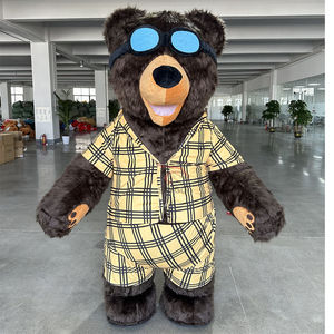 Disfraz Inflable Gigante de Animal para Fiestas y Eventos Publicitarios, Disfraz de Mascota de Perro Negro con Guantes, Disfraz de Animal Salvaje Inflable - Product Image 6