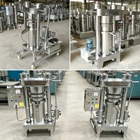 Machine d'extraction d'huile commerciale par pressage hydraulique à froid pour beurre de cacao, graines de noix, chanvre, noix de coco, olive et avocat