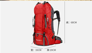 Mochila de Senderismo Personalizada de 40L 50L 60L con Cubierta Impermeable, Mochila Impermeable de Gran Capacidad para Escalada, Campamento y Senderismo al Aire Libre - Product Image 5