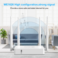 Routeur sans fil OpenWRT 300 Mbps MT7620N 4 antennes 5 ports Solution WiFi personnalisée OEM ODM pour projets ISP