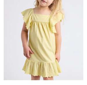 Robe d'été en coton pour filles avec un style attrayant, un tissu respirant et un confort facile à porter pour le plaisir quotidien et en plein air - Product Image 1