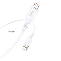 KAKUSIGA KSC-805 Harga Pabrik Efisien dan Stabil Kabel Data USB ke Micro 2.4A Kompatibel Secara Luas Tahan Aus dan Tahan Lama