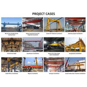 Grúa pórtico para contenedores Quayside, grúa RTG personalizable, grúa pórtico móvil con neumáticos de caucho para contenedores de 40 y 50 pies - Product Image 5