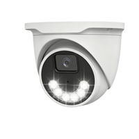 Caméra de sécurité compatible Hik 5MP POE avec audio bidirectionnel, objectif 4mm CMOS, détection de mouvement humain H.265, stockage cloud NVR pour maison intelligente