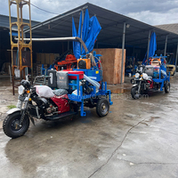 2025 usine exportation Tricycle eau puits plate-forme de forage petite plate-forme de puits profond avec pompe nouveauté Offres Spéciales