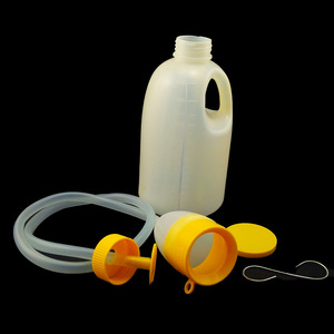 Bacinica de Gran Capacidad con Orinal, Tipo Ovalado de Plástico, para Hombres Mayores, con Tapa, a Prueba de Olores, Recolector de Orina para Adultos - Product Image 2