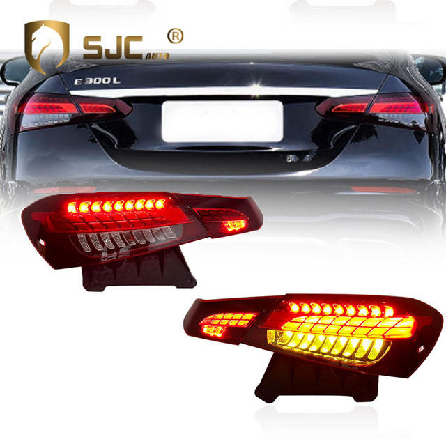 SJC Auto New Design LED Rear Tail Light Modified Rear Lamp Assembly for Mercedes Benz E Class W213 E260L E300L E350L 2021-2023