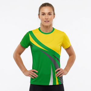 เสื้อยืดซับลิเมชั่นแบบกำหนดเองสำหรับผู้ชาย พิมพ์ลายเต็มตัว ชุดกีฬา เสื้อยืดซับลิเมชั่นผู้ชาย พิมพ์ลายทั่วตัว ชุดกีฬา - Product Image 2