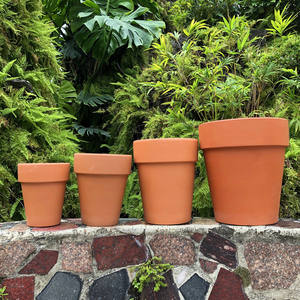 Jardin À La Main Rustique 5 pouces En Terre Cuite Pot De Fleur D'argile Succulent Planteurs - Product Image 2