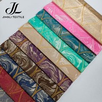 Tissu de rideau occultant jacquard 100% polyester multicolore 180 g/m² à double face isolant thermiquement pour la vente en gros de textiles de maison