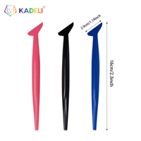 Juego de Herramientas para Plastificar KADELI, 3 Piezas, Espátula de Plástico para Bordes de Vinilo para Automóviles