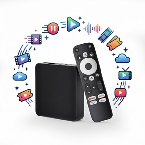 Boîtier <span class=keywords><strong>TV</strong></span> <span class=keywords><strong>Android</strong></span> certifié Google GD1 <span class=keywords><strong>Premium</strong></span> avec Chromecast intégré, processeur Quad Core, 4K Ultra HD, télécommande vocale Bluetooth, Wi-Fi 5G pour la maison et l'hôtel - Product Image 4