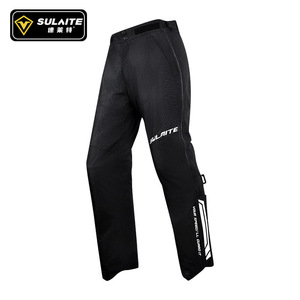 กางเกงขี่มอเตอร์ไซค์ซูลไลท์สีดำกันลมแบบปลดเร็วอุปกรณ์ปั่นจักรยานสำหรับผู้ชาย - Product Image 1