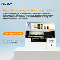 Mesin Printer UV Rotary A3 untuk Botol Silinder, Cangkir, Mug, Tumbler, Objek Bulat, Kaca, Logam, Plastik, Pencetakan 360 Derajat
