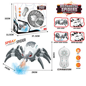 सिमुलेशन खिलौना पशु रिमोट कंट्रोल यांत्रिक स्प्रे स्पाइडर प्रकाश और ध्वनि के साथ - Product Image 6
