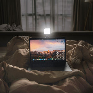 Microphone d'enregistrement professionnel Mamen pour réunions et conférences, pour téléphone portable et ordinateur portable, travail à domicile, kit d'éclairage pour microphone en ligne - Product Image 4