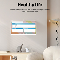 Affiche numérique interactive Android 21,5 pouces 16:9 avec écran tactile, calendrier numérique, pour usage domestique, bibliothèque, commerce de détail, salle de classe, compatible Google