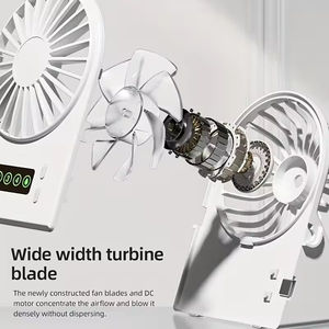 Ventilador de Escritorio con Doble Pulverización y Humidificador, Dos en Uno, USB, Portátil, con Pantalla Digital, Pulverizador de Agua, 1200 mAh, Cuatro Velocidades de Viento - Product Image 5