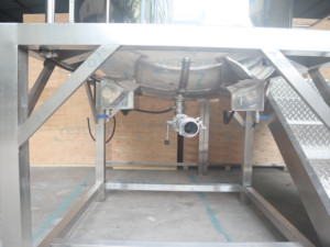 1000l Sanitaire Roestvrijstalen Cosmetische Chemische Mengapparatuur Voor Vloeistoffen Verwarmingsmixer Tankreactor - Product Image 3