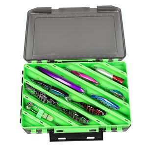 Hộp đựng đồ câu cá hai mặt 27*18.5*5cm 34.5*22*6cm, hộp đựng mồi câu mực, hộp đựng phụ kiện hai mặt, hộp nhựa đựng mồi câu - Product Image 2