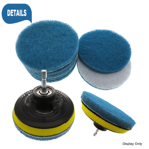 Tampon à récurer de haute qualité de 4 pouces, tampon à récurer abrasif en polyester, tampon à récurer auto-meulant, accessoires pour machine à polir - Product Image 5
