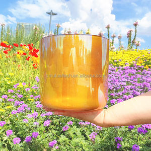 Cuencos de Cristal de Cuarzo 99.99% para Sanación Sonora, Instrumento Cósmico Colorido Transparente, Cuencos de Cristal Alquímico - Product Image 5